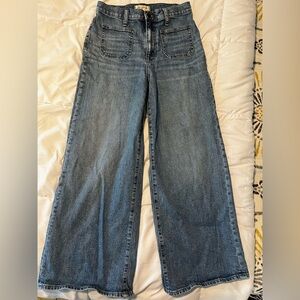 Madewell Wide Leg Crop Sz  27T